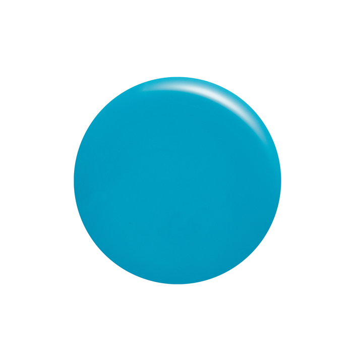 Ocean Air neon blue nail polish color swatch