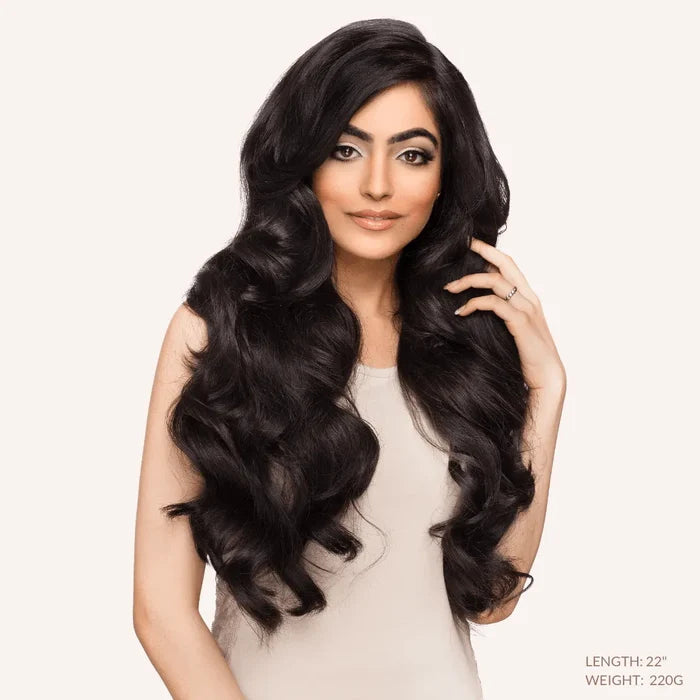 Off Black (1B) 18" 125g - Clip-Ins