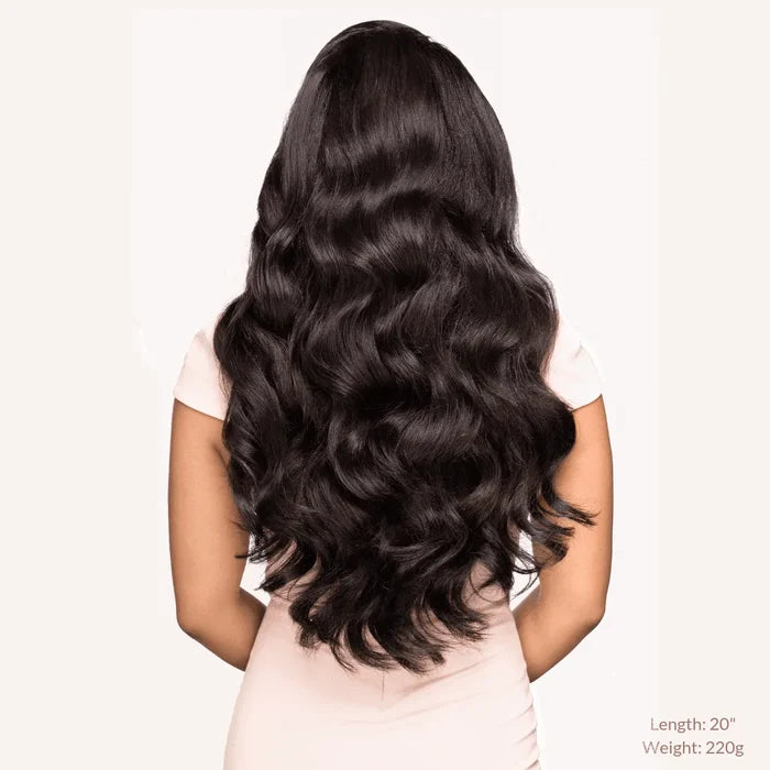 Off Black (1B) 18" 125g - Clip-Ins