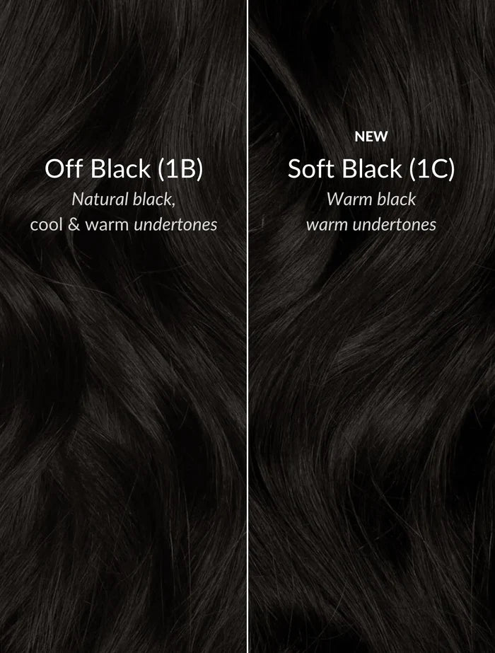 Off Black (1B) 18" 125g - Clip-Ins