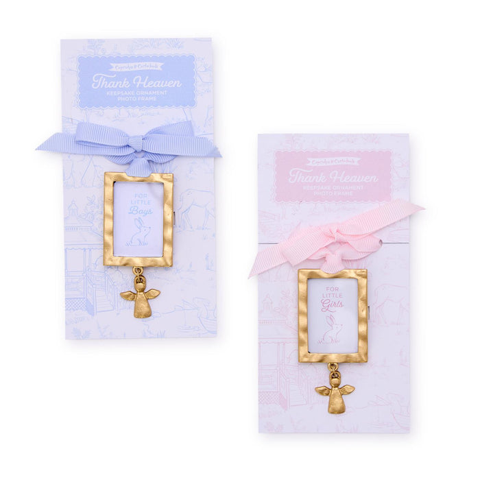 Ornament Photo Frame w/ Angel Charm
