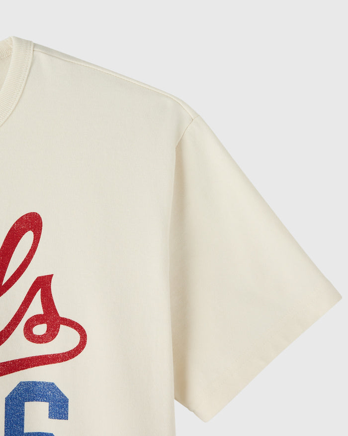 Owls Script Tee - Cream
