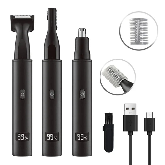 Palms  - 3 in 1 Electric Portable Electric Mini Shaver Nose Hair Trimmer - Palms Fashion Inc.