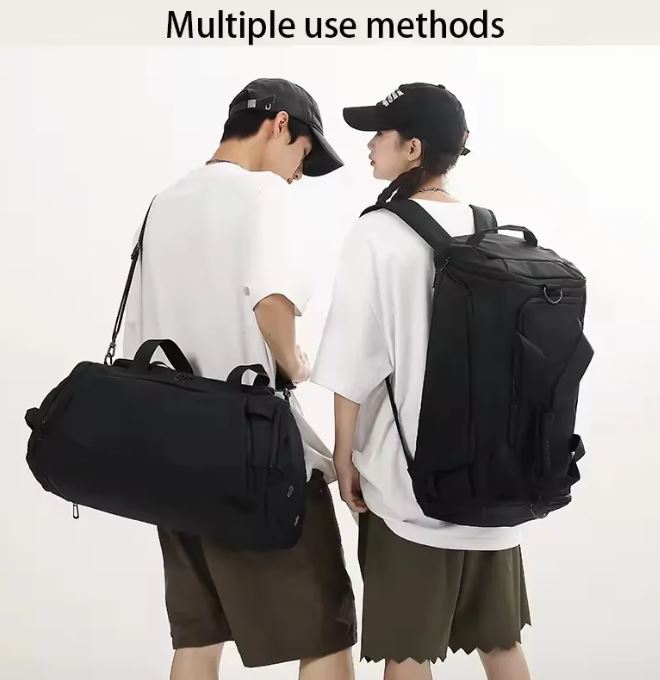 Palms Barber High Quality Classic Waterproof Travel Duffel Bag - Black - Palms Fashion Inc.