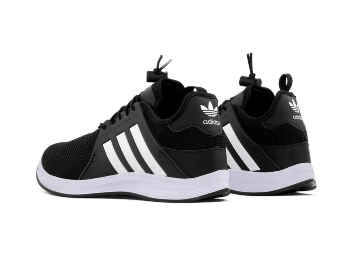 Paq 6 Pares Tenis 018 Negro Blanco 22/25.5