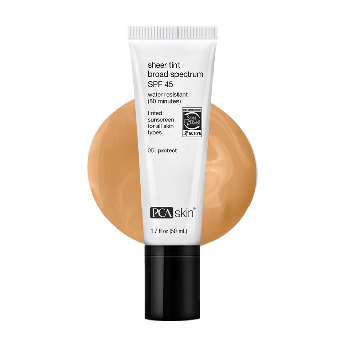 PCA Sheer Tint Broad Spectrum SPF 45 50ml - Beauty Tribe