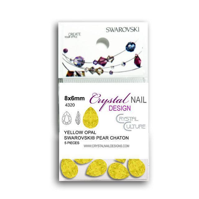 Pear Chaton Yellow Opal