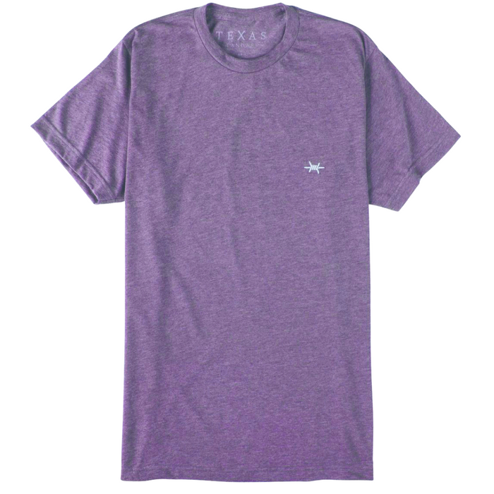 Performance Hybrid Tee-Heather Purple by Texas Standard