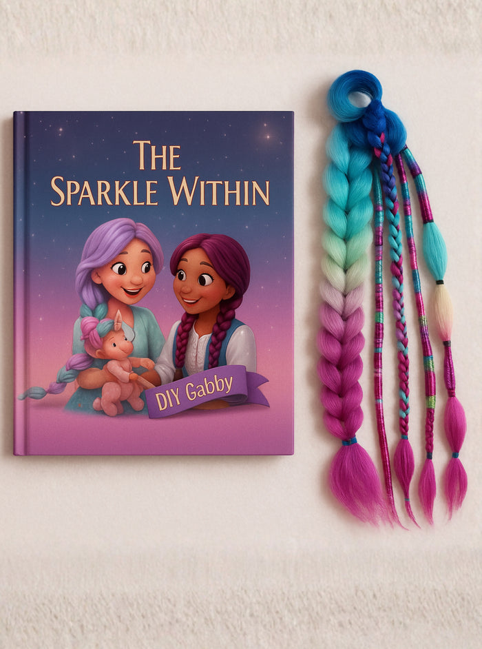 Personalized Christmas Book — 1-of-1 Story Starring Your Child | Gabby’s Unicorn Braid Bar