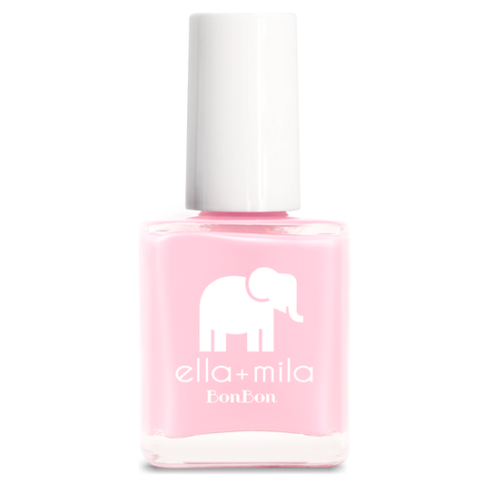 Pink Drink sweet light pink nail polish bottle – ella+mila BonBon
