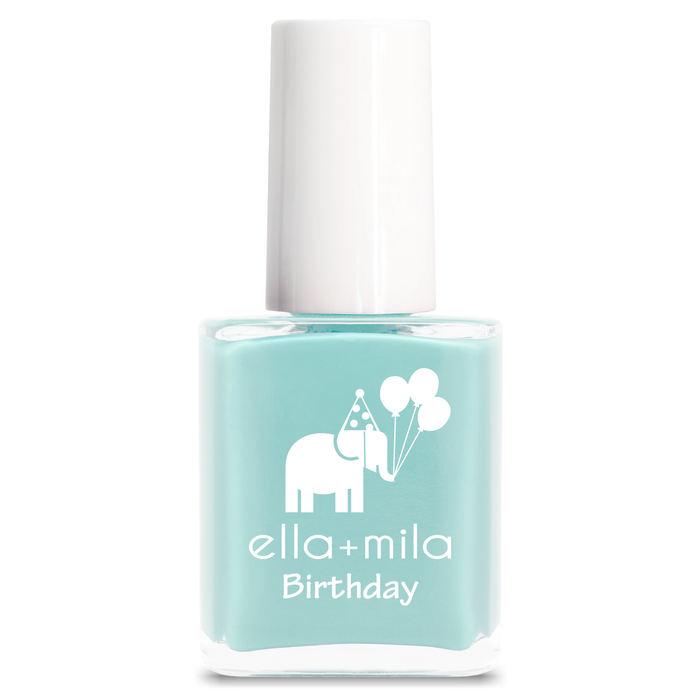Plead the Fifth pastel turquoise nail polish bottle – ella+mila Birthday