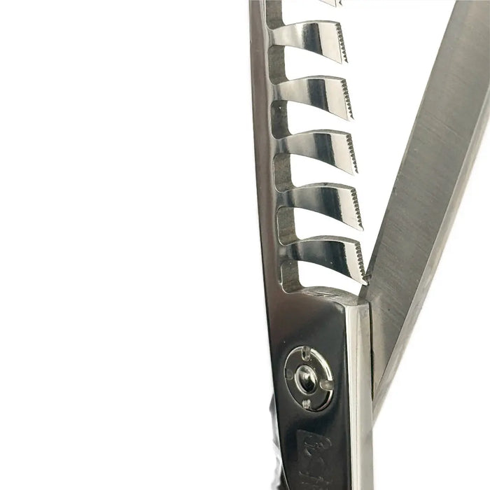 Professional Japanese 10 Teeth Micro-Cut Hair Thinning Shears | 440C | 6 Inch - BUYBARBER.COM