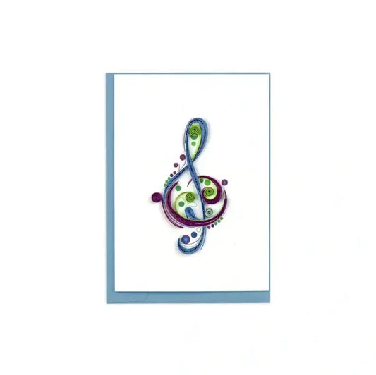 QUIILING CARD Mini - Treble Clef