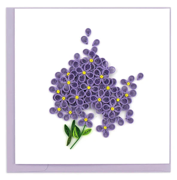 QUILLING CARD - Lilac