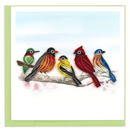 QUILLING CARD - Songbirds