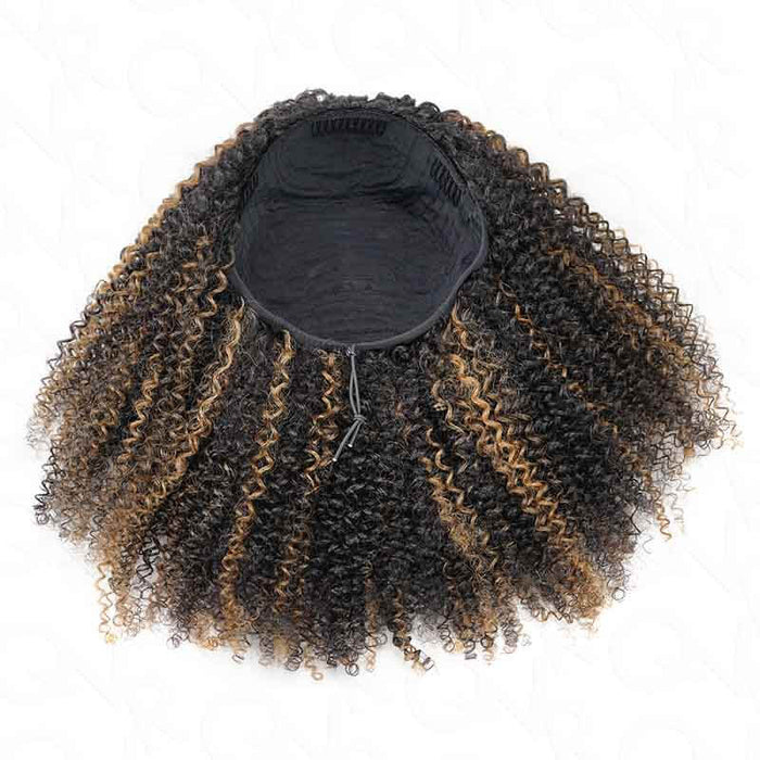 1b/27 blonde highlighted wigs, human hair half wigs