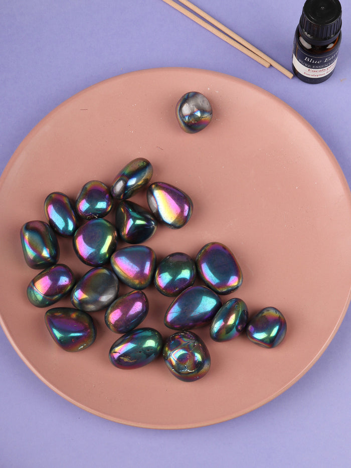 Rainbow Titanium - Tumbled | One Colour-Image 1