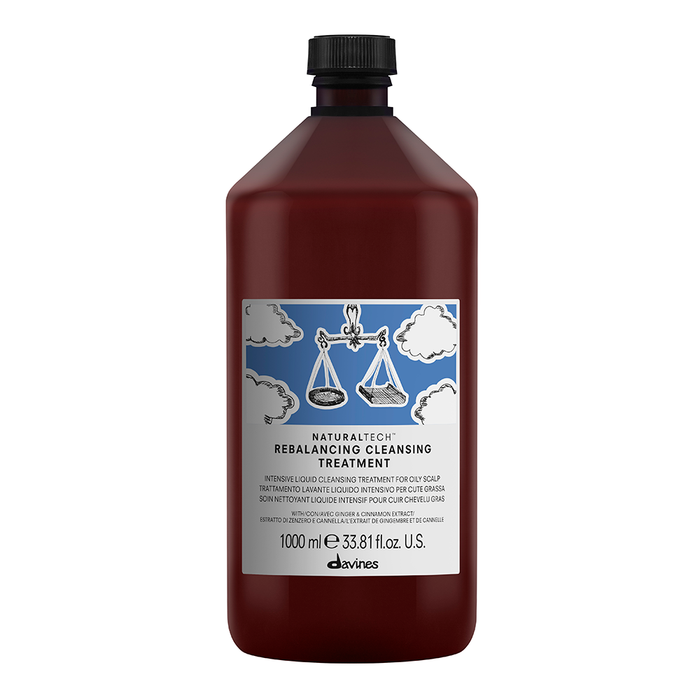 Rebalancing Cleansing Treatment liter size - Davines hair care at Solvi Salon, Boise, Idaho