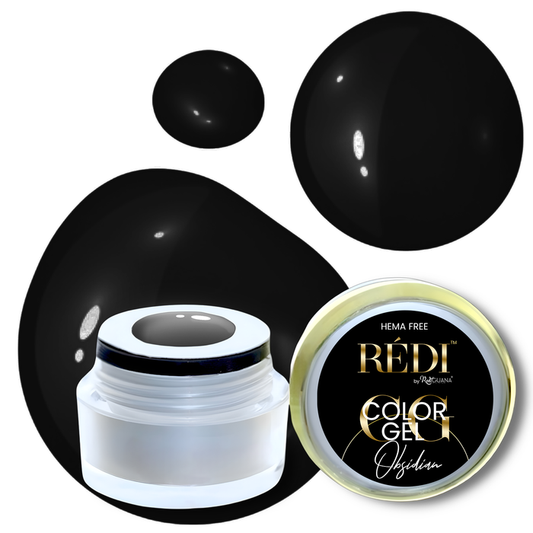 RI- Obsidian / Pure Black - Color Gel-Red Iguana LLC-Gel Essentialz