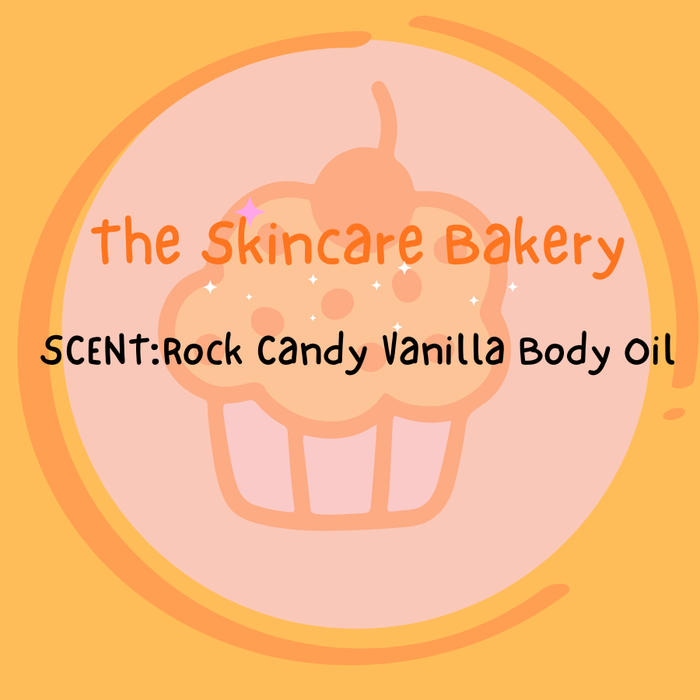 Rock Candy Vanilla Body Oil - The Skincare Bakery