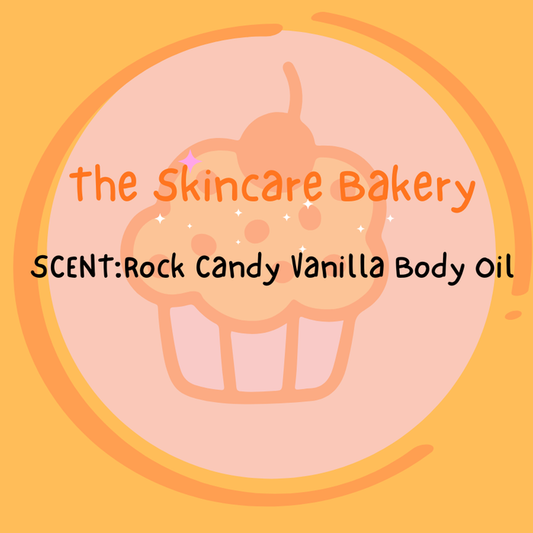 Rock Candy Vanilla Body Oil - The Skincare Bakery