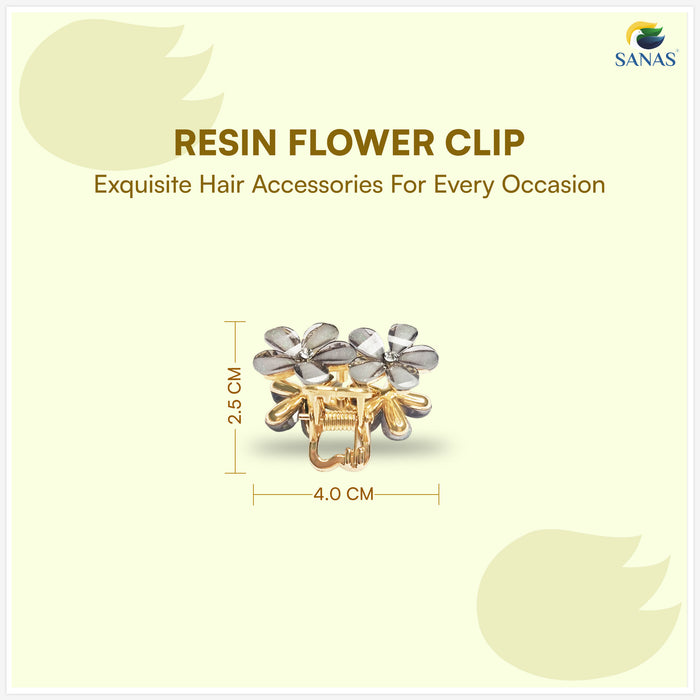 Korean Floral Hair Accessories for Women Strong Hold Clips