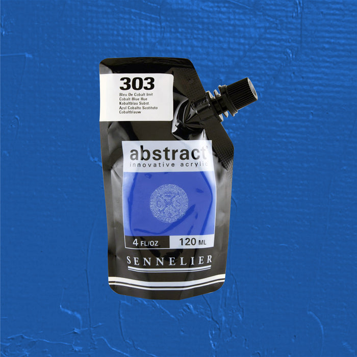 Sennelier Acrylic paint pouch in blue