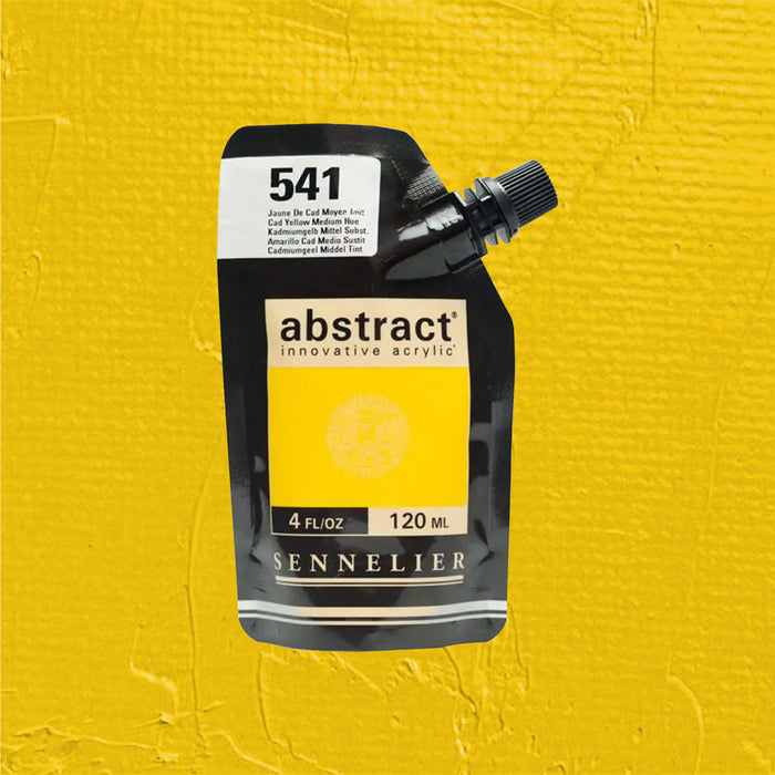 Sennelier Acrylic paint pouch in cadmium yellow