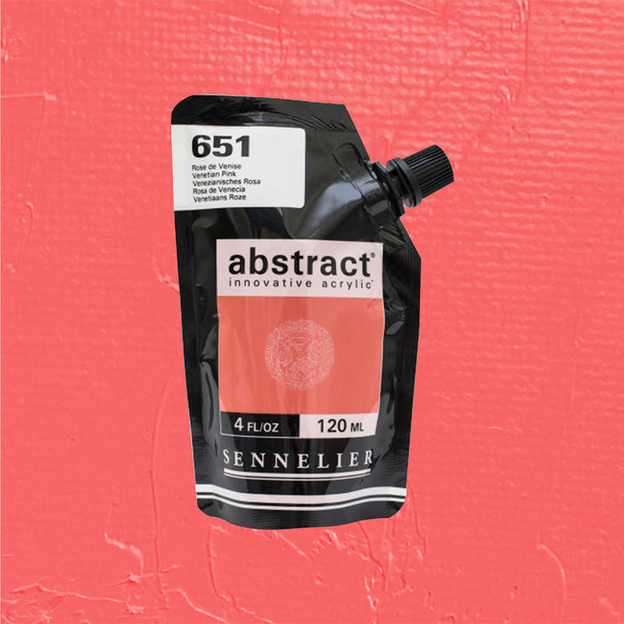 Sennelier Acrylic paint pouch in pink