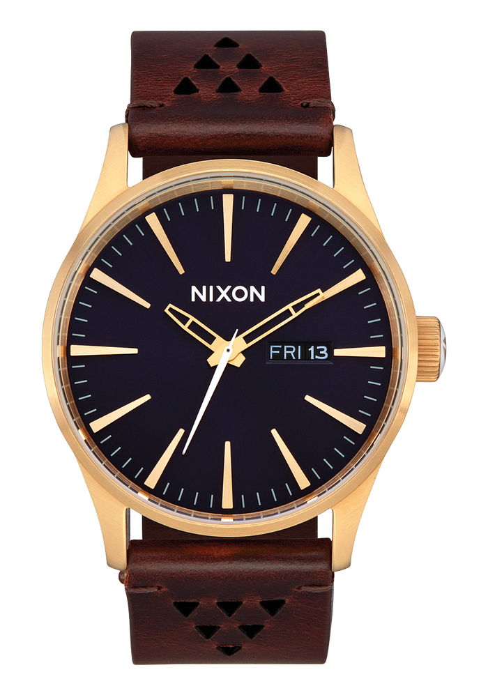 Sentry Leather - Gold / Indigo / Brown
