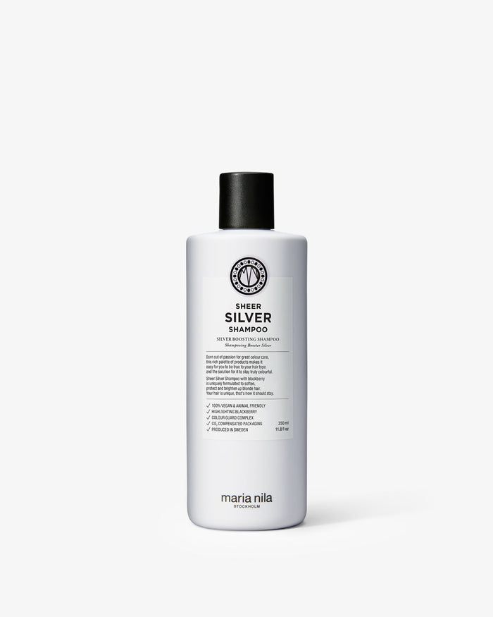 Sheer Silver Shampoo - Maria Nila hair care at Solvi Salon, Boise, Idaho
