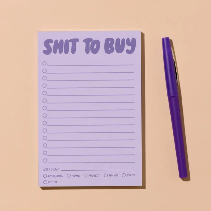 Shit to Buy (List Pad)