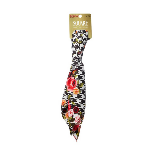 Silky Twill Square Scarf [Tweed] #HQ196