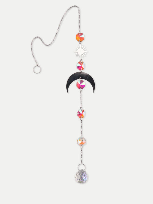 Silver Accent Suncatcher | Crescent-Image 1