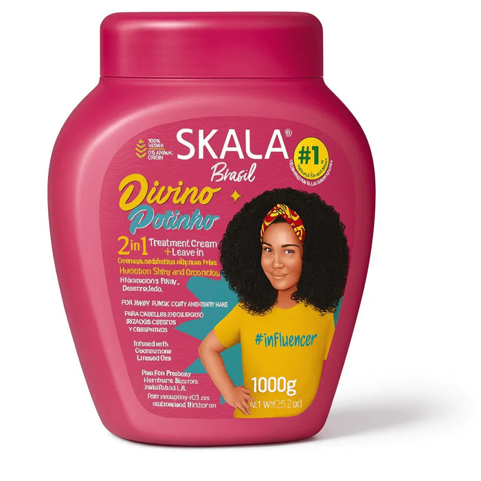 Skala 2-in-1 Hair Cream for Curly Hair – 1000g - Hair Treatment Cream - Skala -- United Arab Emirates -- Pinky Cosmetics