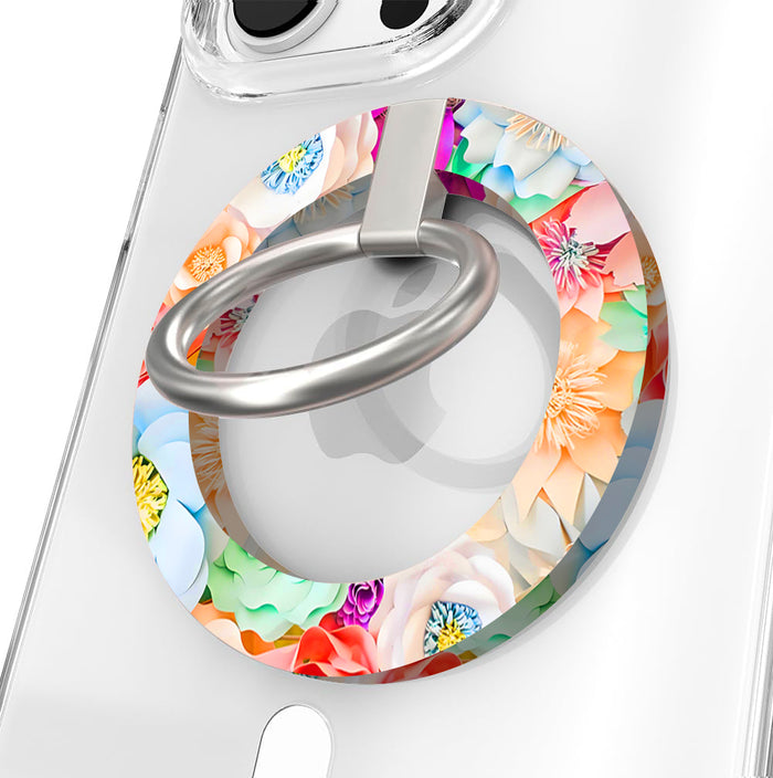 Spring Bouquet Hold It Fancy MagSafe Grip Ring â Spring Bouquet Hold It Fancy MagSafe Grip Ring â Paper Flower Phone Grip & Stand Watch your style bloom with the "Spring Bouquet" Hold It Fancy MagS...