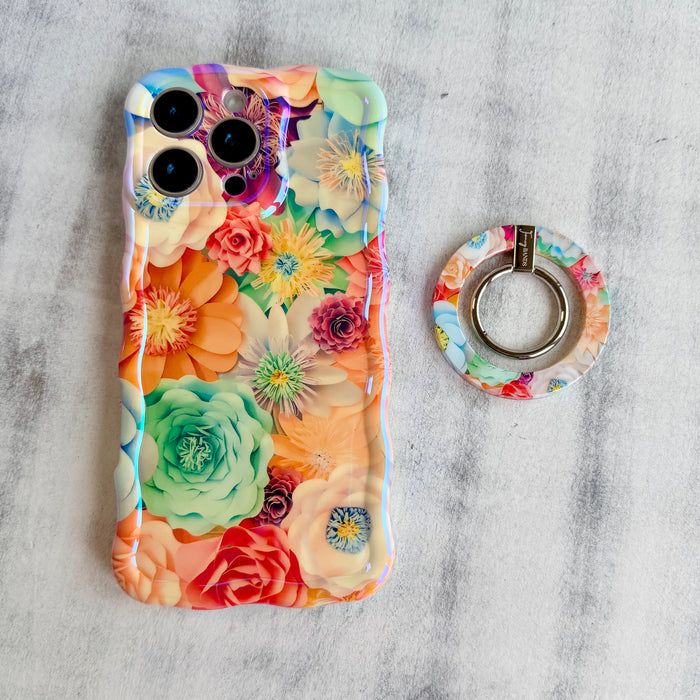 Spring Bouquet Hold It Fancy MagSafe Grip Ring â Spring Bouquet Hold It Fancy MagSafe Grip Ring â Paper Flower Phone Grip & Stand Watch your style bloom with the "Spring Bouquet" Hold It Fancy MagS...