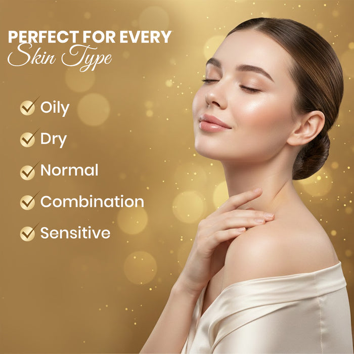 SPRING H2O Gold Facial Kit 60 gm 2 in 1 Formula Brightning+Repair 6 Step