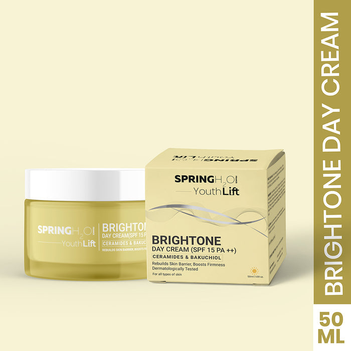 SPRING H2O Youth Lift brightone Day Cream Rebuilds Skin Barrier (50 ml)