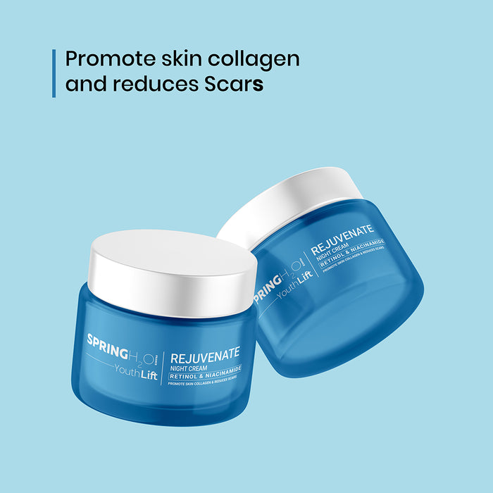 SPRING H2O Youth Lift Rejuvenate Night Cream, Skin Collagen & Reduces Scars (50 ml)