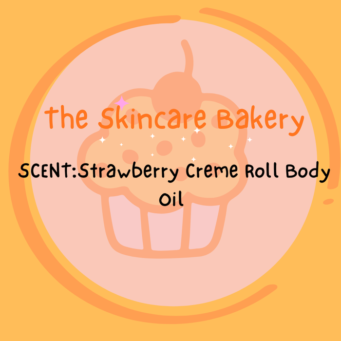 Strawberry Creme Roll Body Oil - The Skincare Bakery