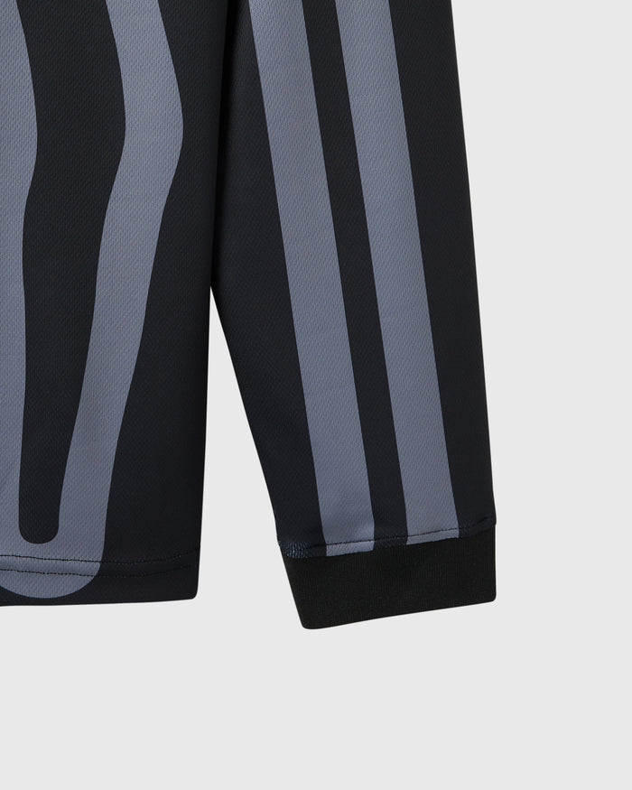 Stripe Soccer Jersey - Black
