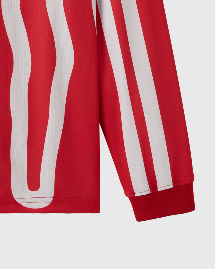 Stripe Soccer Jersey - Red