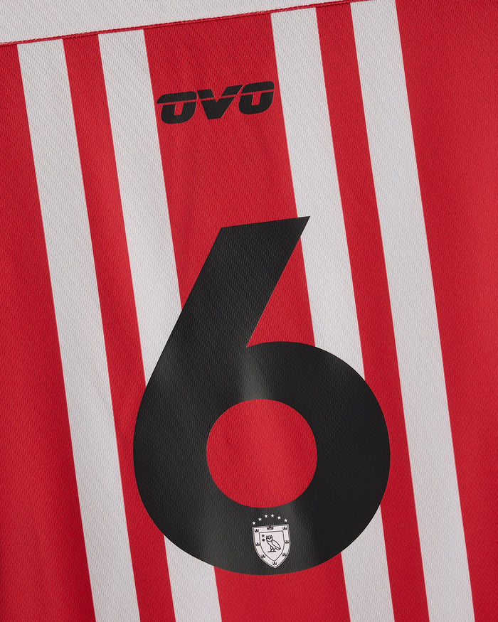 Stripe Soccer Jersey - Red
