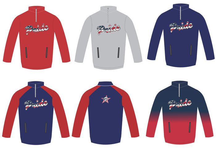 Sublimated Pride 1/4 Zip Jacket