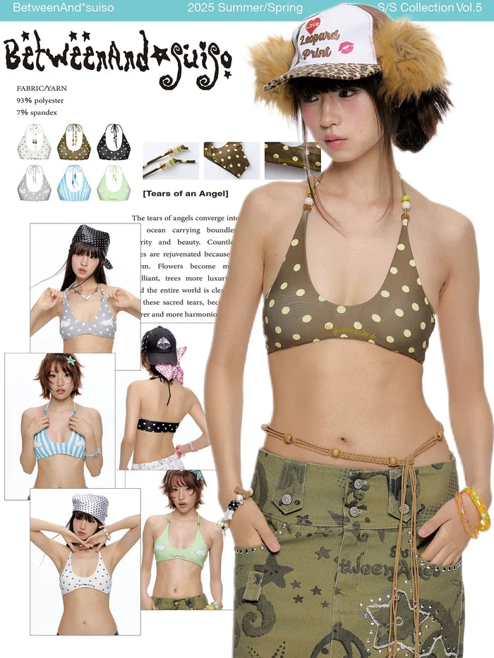 *Suiso swimwear collaboration bikini tops