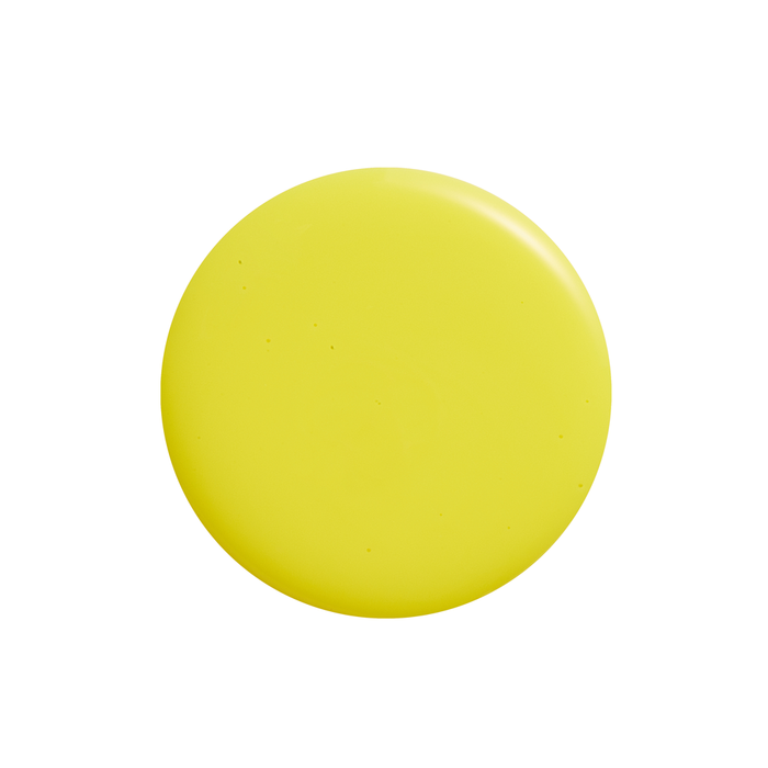 Sunburst vibrant yellow sunshine nail polish color swatch