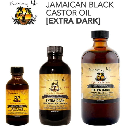 SUNNY ISLE Jamaican Black Castor Oil [Extra Dark] 2oz