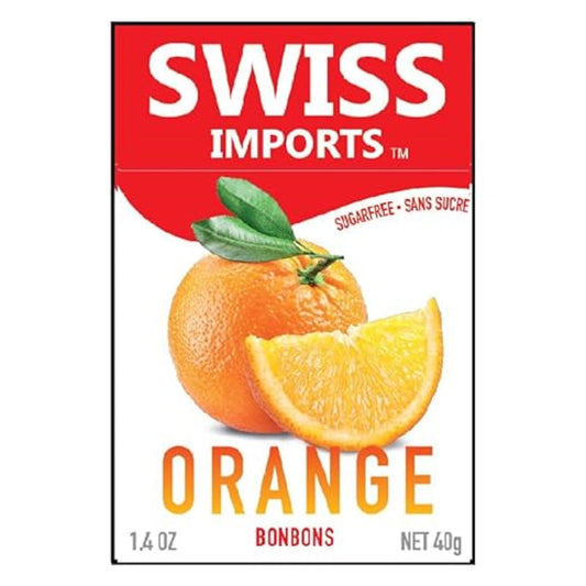 Swiss Imports Sugar Free Orange Bonbons 40g