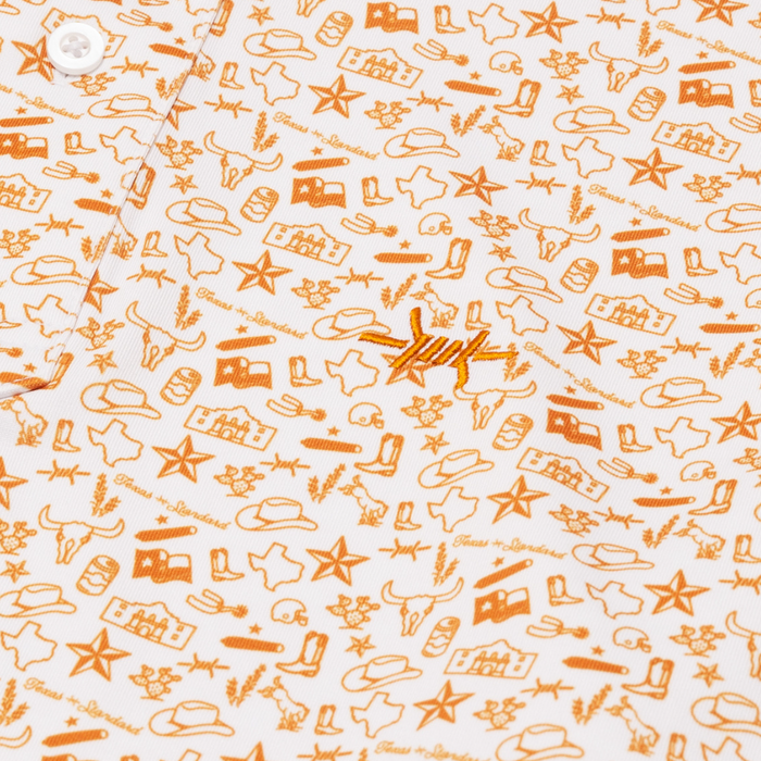 Texas Traditions Polo-Burnt Orange by Texas Standard